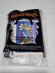 RARE -SEALED- 1984 Pack of 20 Hallmark Gremlins Eating Popcorn Movie Stickers