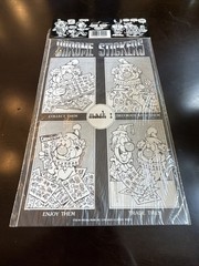 Vintage 1983 Mark 1 Chicago Chrome Sticker Sheet NOS Elephants CS7
