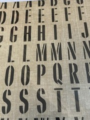 New Linen Alphabet Stickers Self Adhesive Letters Scrapbooking Lil Davis Designs