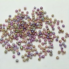 4000 Pcs Glass Beads 2mm(10/0) Transparent AB + Storage Box Colour Choice