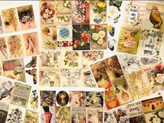 Mega Bundle 100+ Vintage Prints for Journals, Scrapbooking or Paper Crafts #VC55