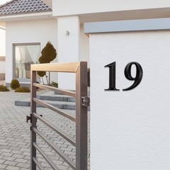 10 Pcs 3D Self-Adhesive House Numbers 0-9 for Mailbox, Door, Street Address Sign