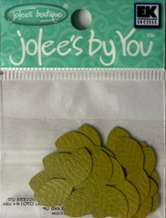 GREEN MID LEAF DUO Die-cut Embellishment(20pc)Jolee’s•Flower•Garden•Stem•Bush