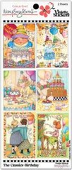 Mary Engelbreit Stickers 2 Sheets Whimsical Birthday Party Girls Cake Balloons