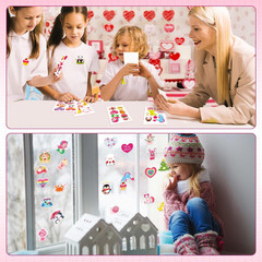 200 Pcs Valentines Stickers, Love Heart Stickers Valentine’S Day Sticker Bulk Vi