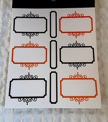 Recollections HALLOWEEN BOO Labels Happy Halloween Sweets Treat 129 Stickers NEW