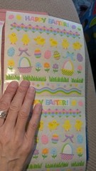 Vintage Mrs. Grossmans Stickers Happy Easter lot of 3 Large Sheets READ