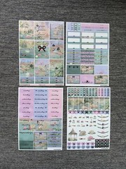 Simply Gilded Lily‘s Pond deluxe Sticker Kit Planner and pen Journaling