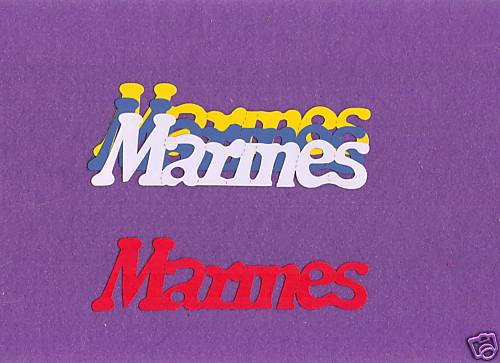 MARINES military USA die cuts scrapbook cards