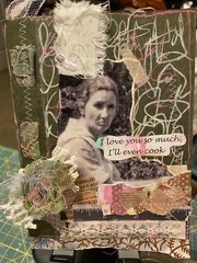 Unique Handmade Ephemera, Scrapbook,Junk Journal,tag,embellishment Mixed Media