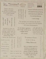 My Mind’s Eye TINY TALES QUOTATIONS Cardstock Scrapbooking Stickers Set NEW