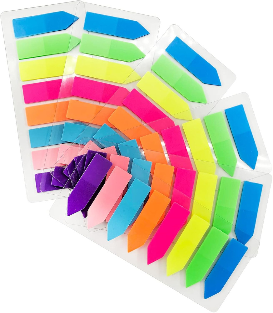 960 Pieces Sticky Index Tabs Page Markers Arrow Flags Sticker Colored Page No…