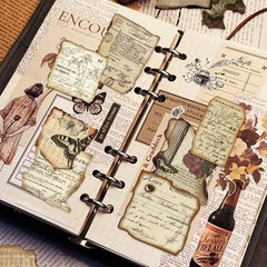 Vintage Journaling Stickers,Scrapbook Supplies for Planners,100Pcs Junk Journ…