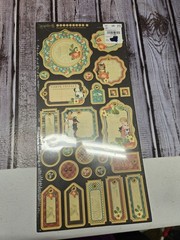 Cats & Dogs Scrapbooking Die Cut Shapes Tags & Labels, Multicolor