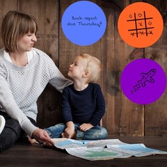 Durable 11.8-Inch Dry Erase Dots – 10 Colorful Adhesive Stickers for Classroom