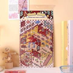 Miniature Scene Stickers Crafts Kid’s Toy Creation Stationery Desktop Decoration