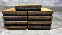 Ellison AccuCut Bookmarks Awards Banner DieCuts Lot Of (9) 5”X6”