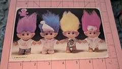 Vintage Stickers Treasure Trolls Ace Novelty 1992