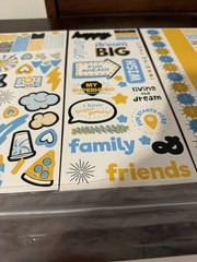 2018 Creative Memories Imagine That 3 Sheets Designer Stickers