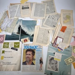 Junk Journal Ephemera Lot 4.5+ lb Vintage Paper Drawer Scrapbook Collage Craft