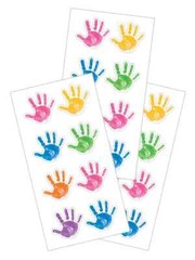 Stickers PH Slim Child Handprints Bright Colors Hands Repeats