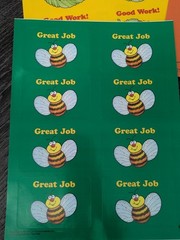 Vintage 90s MacMillan Encouraging Bugs Large Sticker Sheets 4 Sheets Lady Bugs