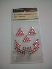 Crafts Stickers Recollections Halloween Bling Jack Lantern Face Eyes Nose Mouth