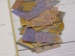 Vintage advertisement gold foil Washi Stickers | poster ads sticker washi stick