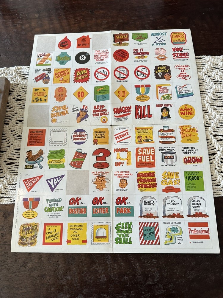 Scholastic Stickers – Vintage 1980
