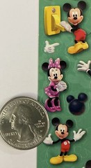 MICKEY MOUSE Clubhouse Stickers(18pc)Disney•Donald Duck•Minnie•Goofy•Gloves•