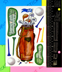PSX Design Golf Game Sticker Sheet