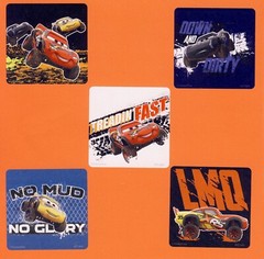 30 Disney Cars Assorted Large Stickers – Party Favors – Lightning McQueen