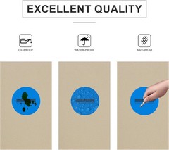 3500PCS 3/4″ Round Color Coding Dot Stickers, 0.75 inch 4 Color Circle Labels.