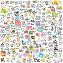Inspirational Stickers,150Pcs Motivational Stickers for Water Bottles Positiv…