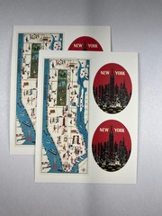 Cavallini & Co. New York City Vintage Sticker Set, Assorted