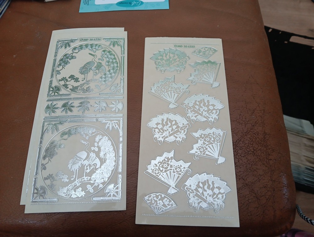 2X STICKERS SCRAPBOOKING NEW (ST1311) TRANSPARENT JAPANESE