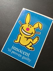 Happy Bunny Sticker Jim Benton Cute Funny Humor Vending Machine Sticker