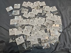 Large Lot of Scarpbooking Supplies Stickers Rub On Words Decorations Stencils