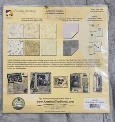 American Traditional Scrapbooking 28 Papers 12×12-lot 5 Packs Of Embellishments