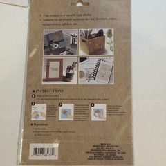 Crafters Square Rub On Transfers Lot Of 5 As Pictured NEW