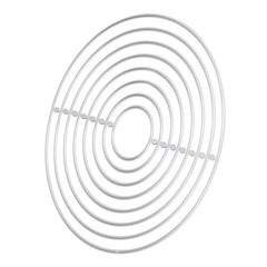 Metal Die Cutting DIY Interesting Round Shape Attractive Decorative Lightweight