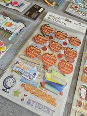 Sticker Lot SCHOOL Kids PreK Elementary Scrapbooking 3D Stickers Jolees RARE #65