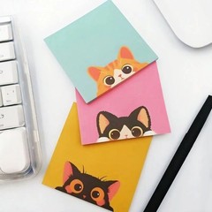 50 Sheets Student Sticky Notes Paper Cute Animal Memo Notes Cartoon N Times Memo
