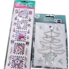 Craft Lot Christmas Holiday Stickers Scrapbooking Card Making Embellishments NEW