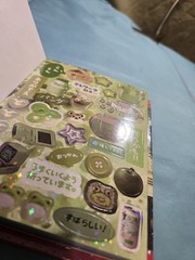 45 Sheets Japanese Manga Style Sticker Book 6.1 x 4.3 x 0.7 inches, A-memory New
