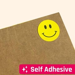 2000 Pack – 0.5″ Smiling Happy Smile Face Stickers, Yellow 2000 Pieces,