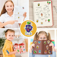 800 Pcs Teacher Pun Stickers for Kids, Classroom Reward Essentials | Funny Motiv