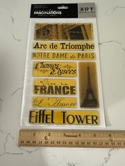 Creative Imaginations Art Warehouse Paris France by Danelle Johnson Eiffel Tower