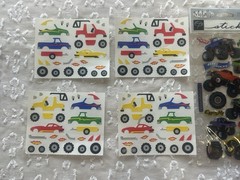 Sticko Classic Stickers EK Success & Grossman Monster Trucks, 4 Sheets & 4 Packs