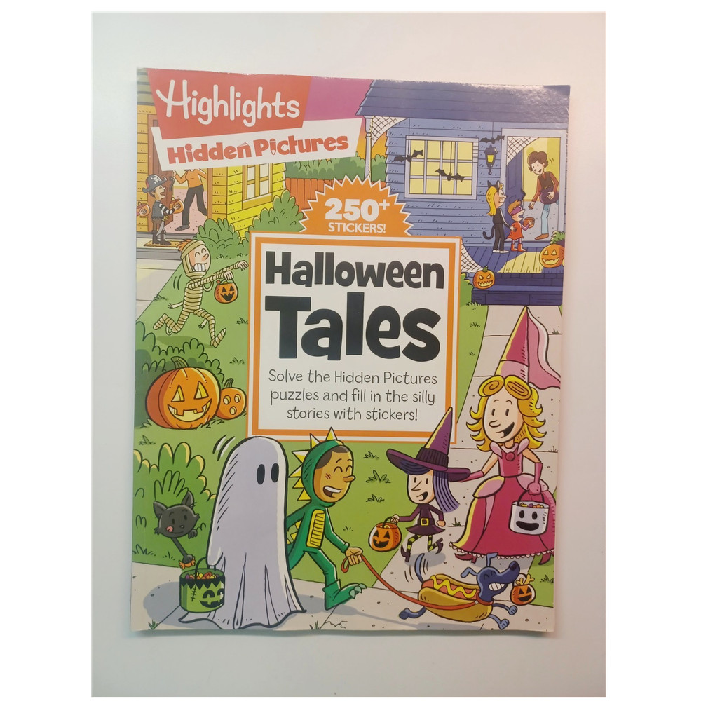 Highlights Hidden Pictures Halloween Tales Activity Book 250+ Stickers
